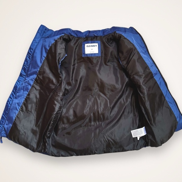 Old Navy Blue Puffer Vest M(8) - Picture 3 of 5